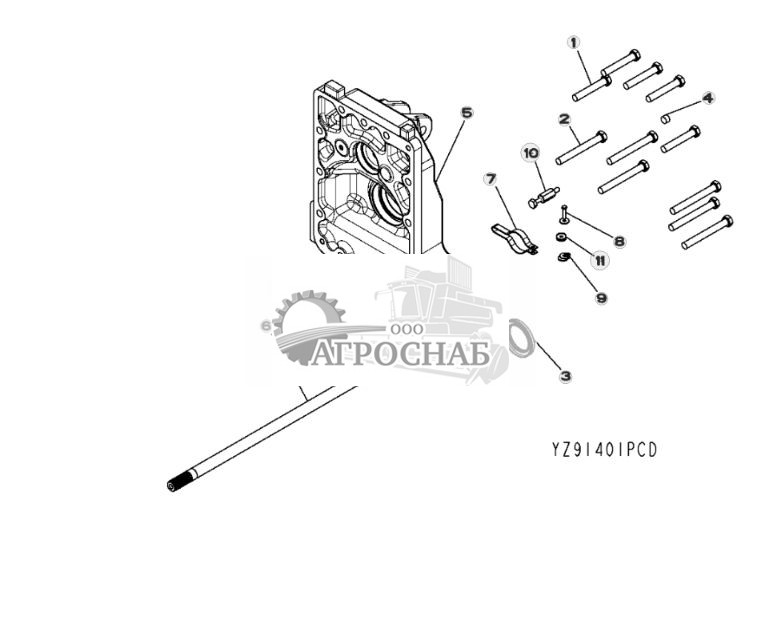 ГРУППА КАРТЕРА МЕХАНИЗМА ОТБОРА МОЩНОСТИ (YZ91401) - ST305156 287.jpg
